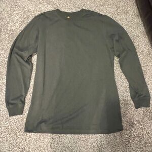 Carhartt Long Sleeve Tee - Dark Green Large Tall